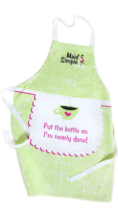 Maid Simple Heart Design Apron