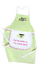 Maid Simple Heart Design Apron